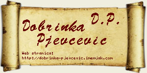 Dobrinka Pjevčević vizit kartica